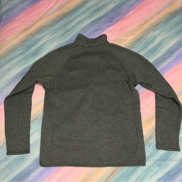Patagonia Men's Better Sweater 1/4-Zip Fleece Pullover Green Heathered size M - Picture 5 of 7